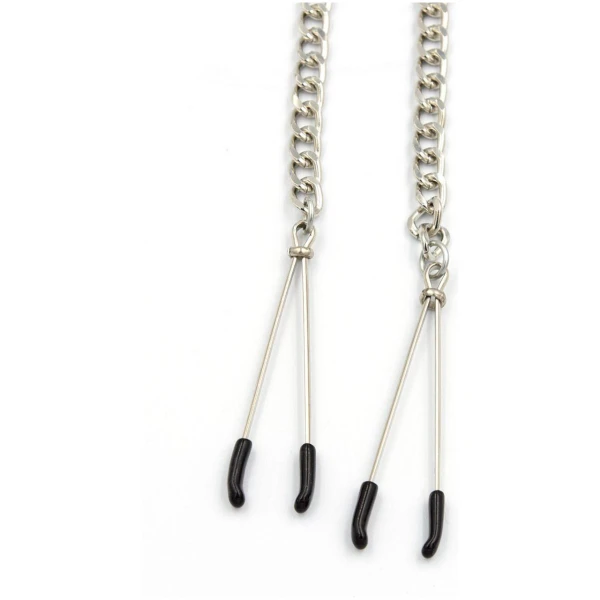 Mister B Pinch Tweezer Clamps with Chain - Bilde 2