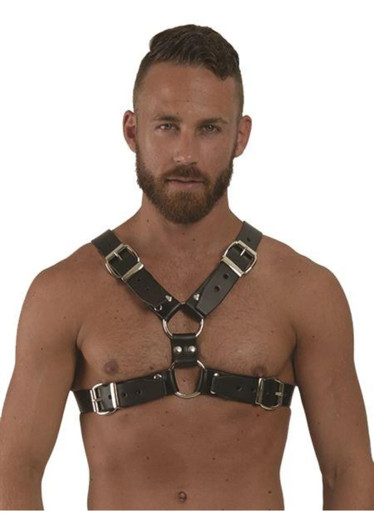 Mister B Leather Y-Front Harness