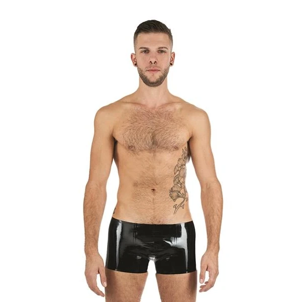Mister B Rubber Trunks Black White - Bilde 2