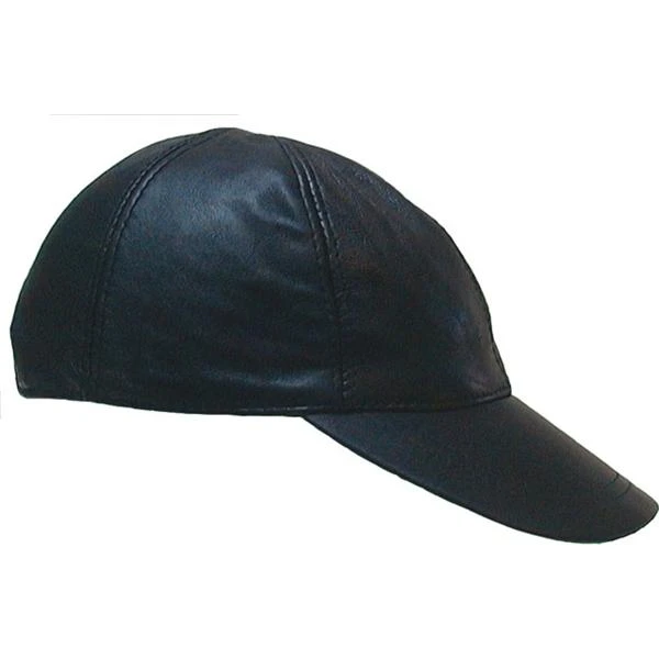Leather Baseball Cap