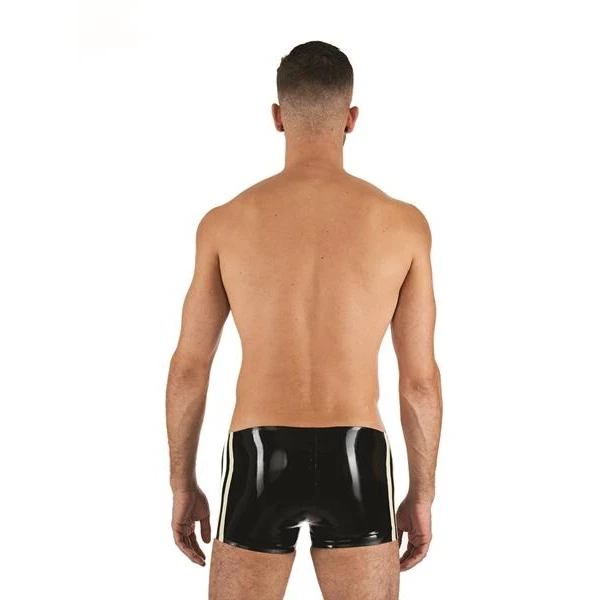 Mister B Rubber Trunks Black White - Bilde 3