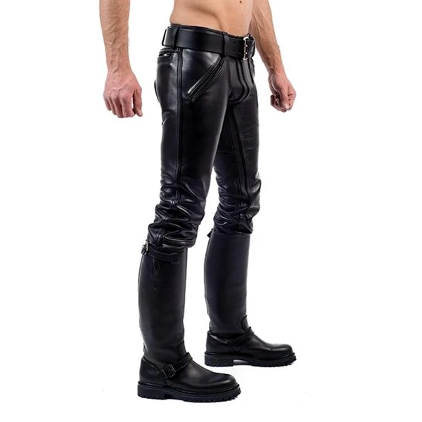 Mister B Leather FXXXer Jeans All Black - Bilde 2