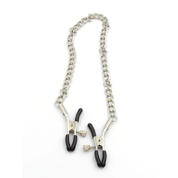 Mister B Pinch Alligator Clamps Adjustable with Chain