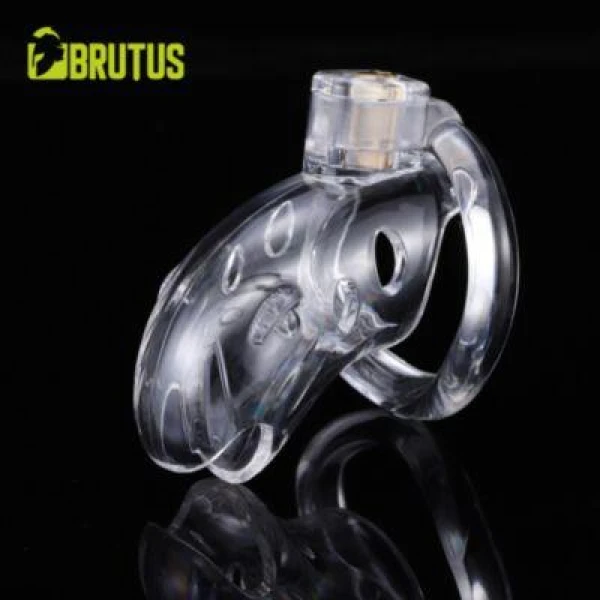 BRUTUS SHARK - Chastity Cage Clear