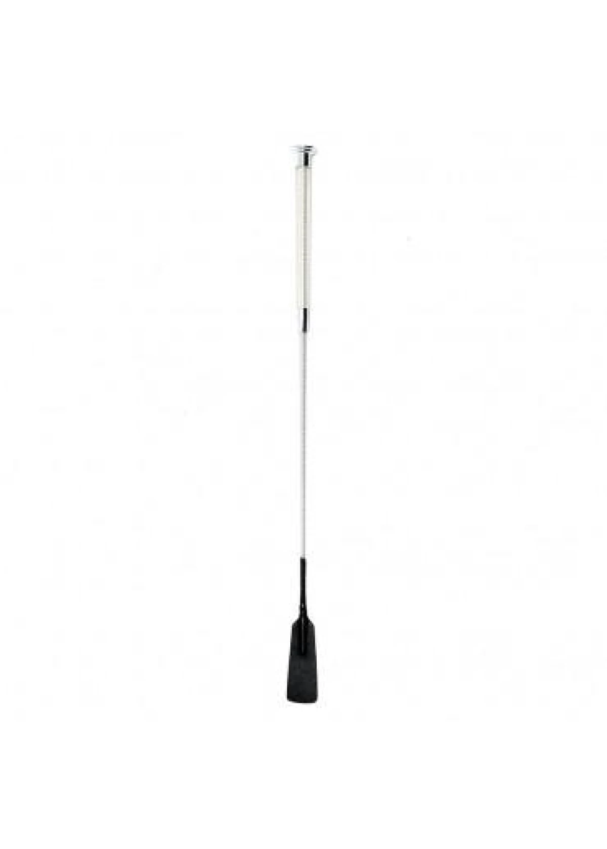 Riding Crop with Transparent Handle - Black & Transparent