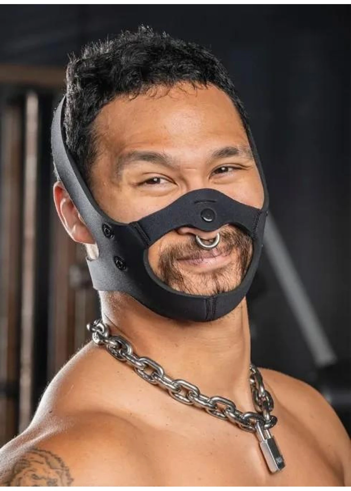 Neo Face Muzzle Head Harness - Sort