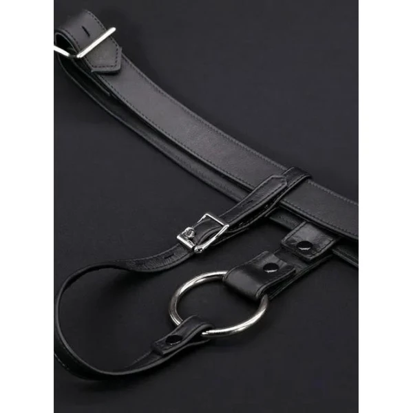 Deluxe Locking Buttplug Harness