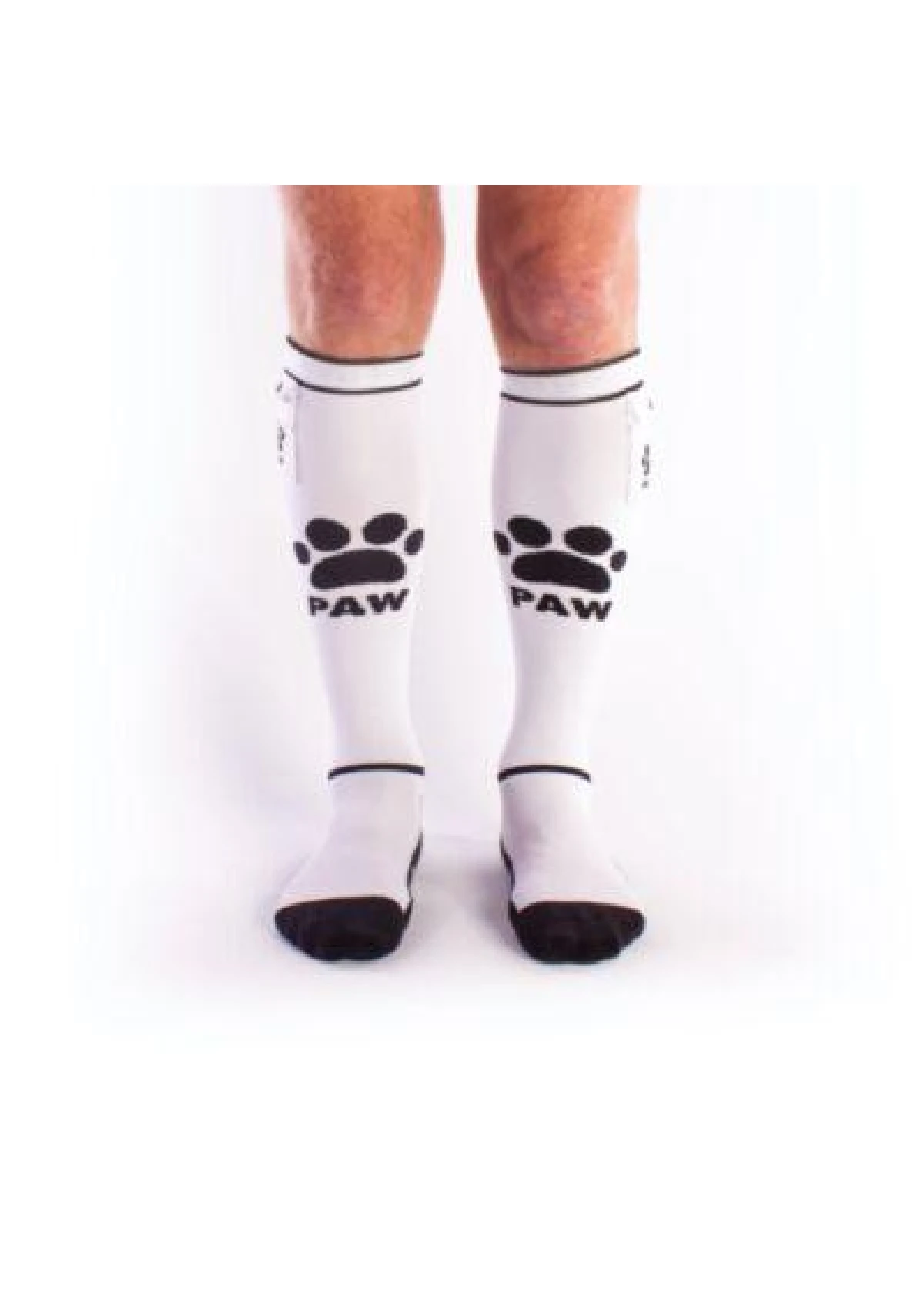 BRUTUS PUPPY Party Socks w. Pockets White / Black