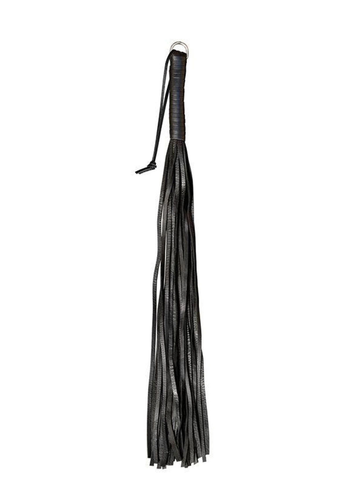 Leather Black Whip Soft - 24 Strings