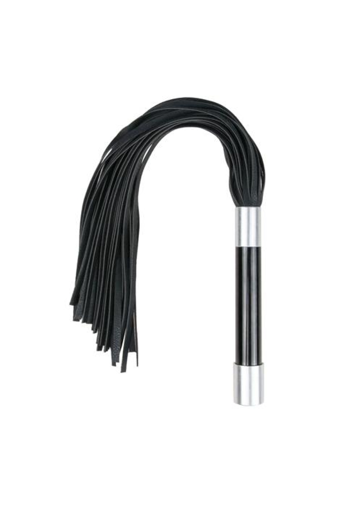 Long Flogger With Metal Grip