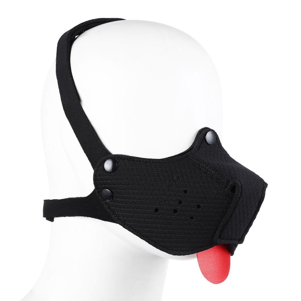 Neoprene Puppy Dog Black Mouth Mask