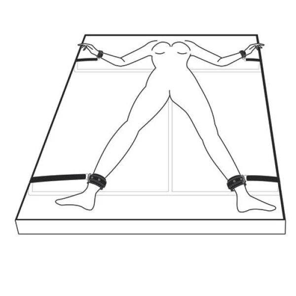 Under Mattress Restraint Set - Bilde 4