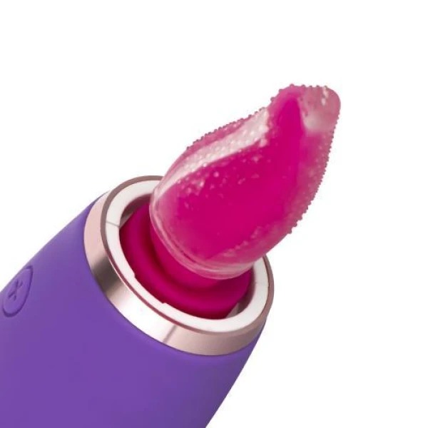 Pleasure Pump With G-Spot Vibrator - Purple - Bilde 3