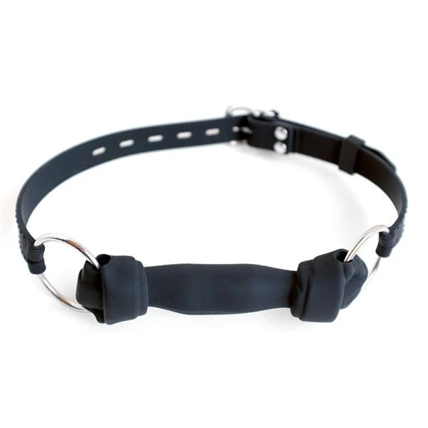 Dog Bone Gag Black