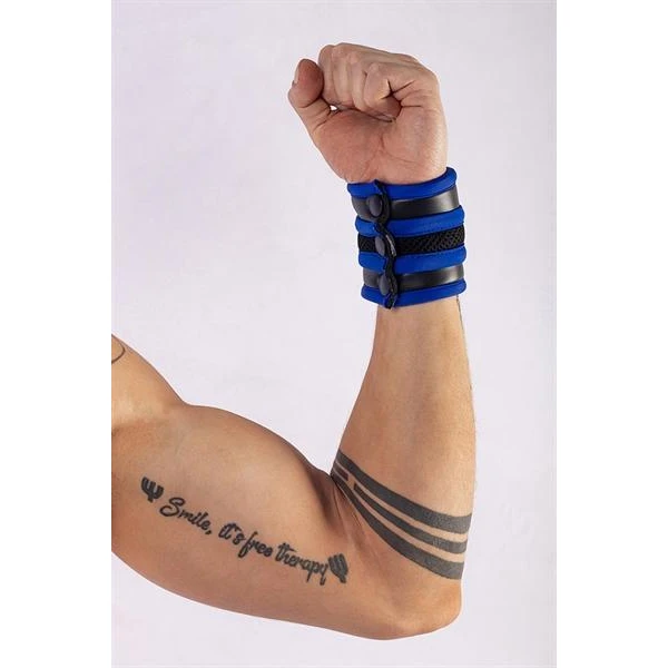 Mister B Neoprene Wrist Wallet Black Blue - Bilde 2