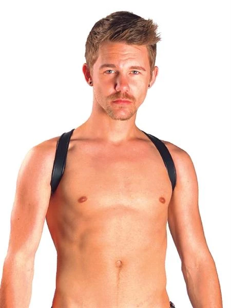 Mister B Leather Sling Harness Premium Black
