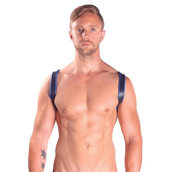 Mister B Leather Sling Harness Premium Blue