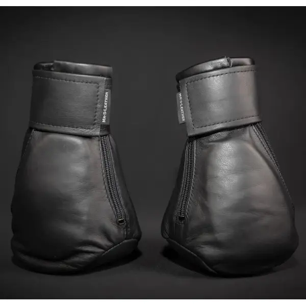 Leather Padded K9 Mitts - Bilde 2