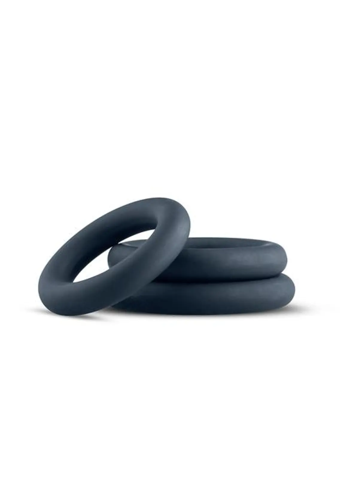 Boners 3-Piece Cock Ring Set - Grey