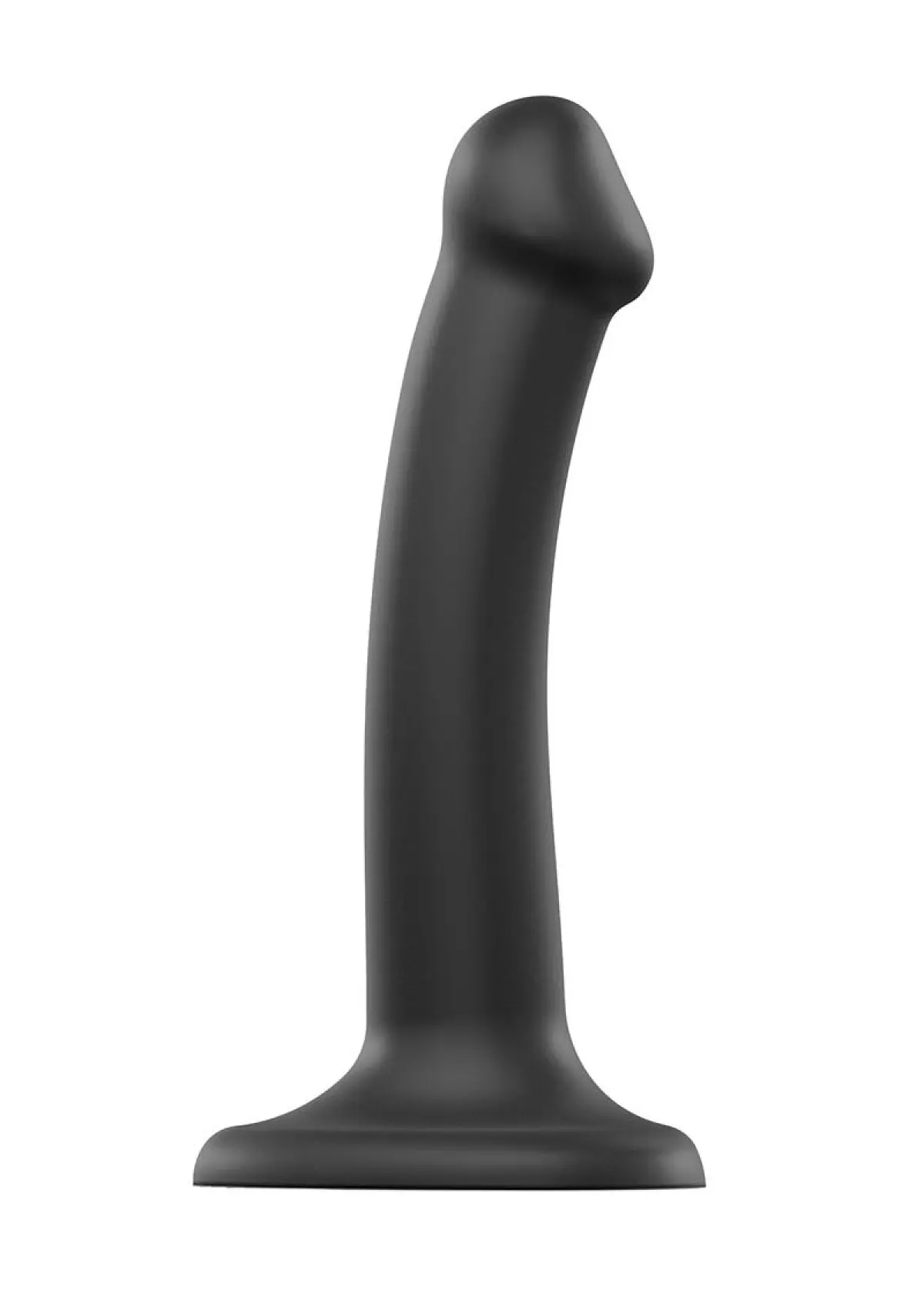 Strap-On-Me - Semi-Realistic Dual Density Bendable Dildo Size S - Black