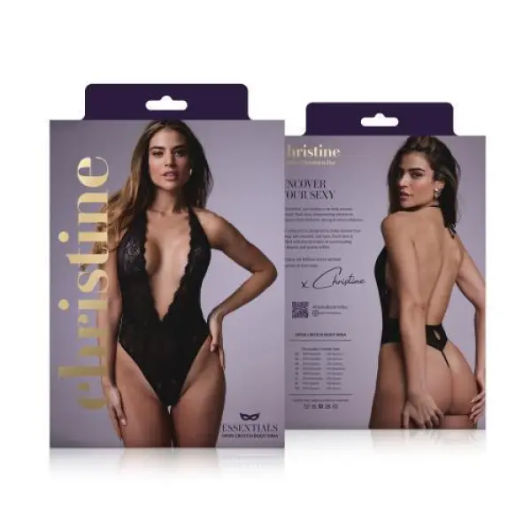 Open Crotch Halter Teddy Dina - Bilde 9