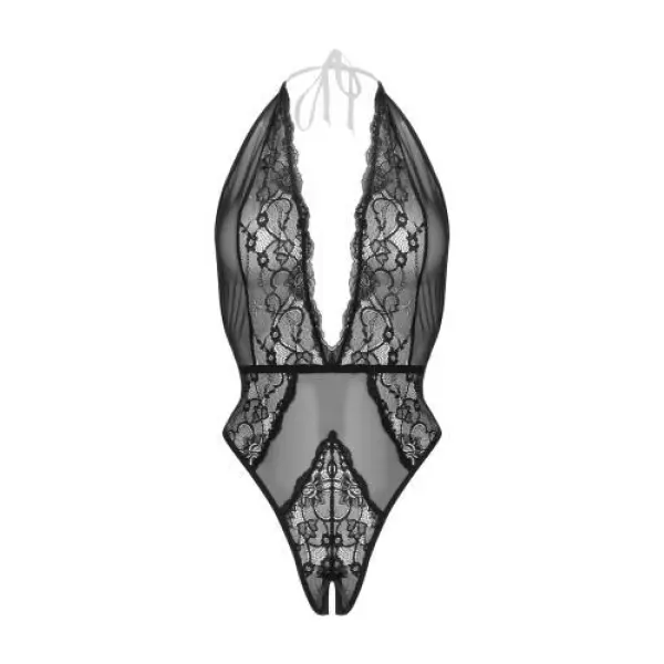 Open Crotch Halter Teddy Dina - Bilde 6