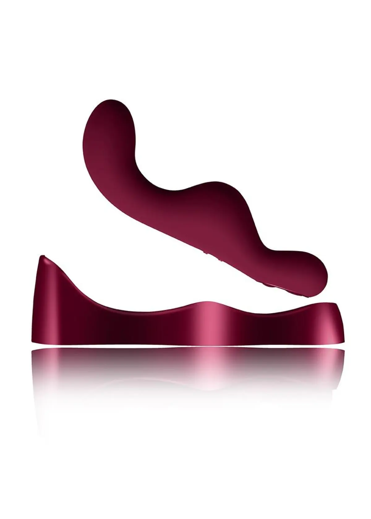 Rocks-Off - Ruby Glow Rosa - Sit-on Vibrator with Remote Control - Red
