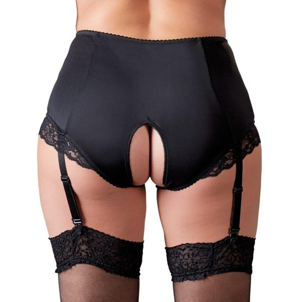 Crotchless Briefs with Suspender Straps - Bilde 6