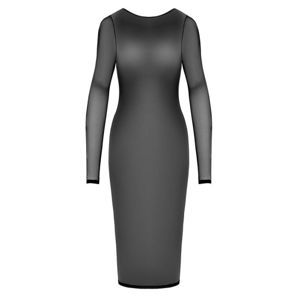 Mesh Zipper Bodycon Dress - Bilde 6