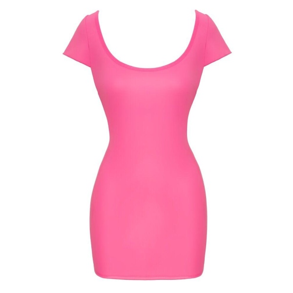 Pink Wetlook Dress - Bilde 5