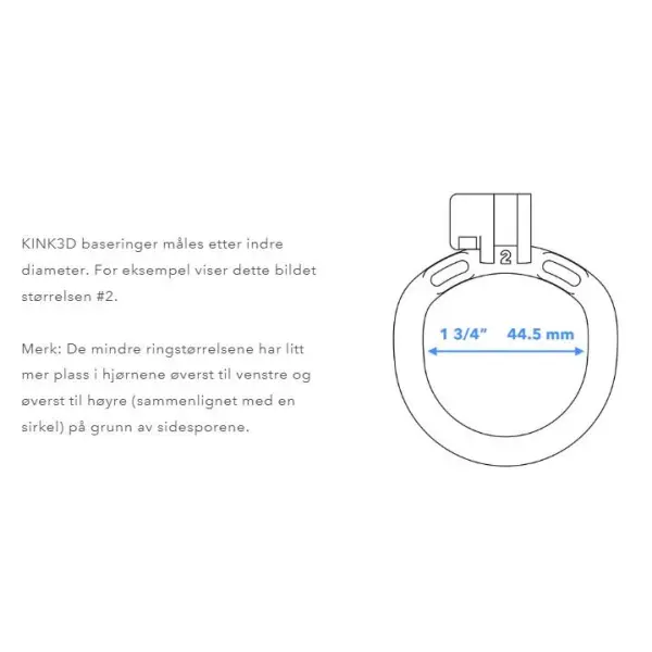 KINK3D Base Ring - Standard (Sort) - Bilde 3