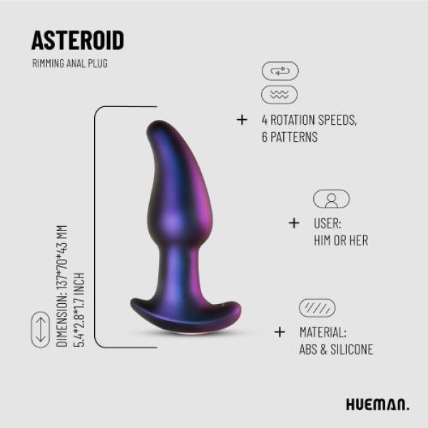 Hueman - Asteroid Rimming Anal Plug - Bilde 4