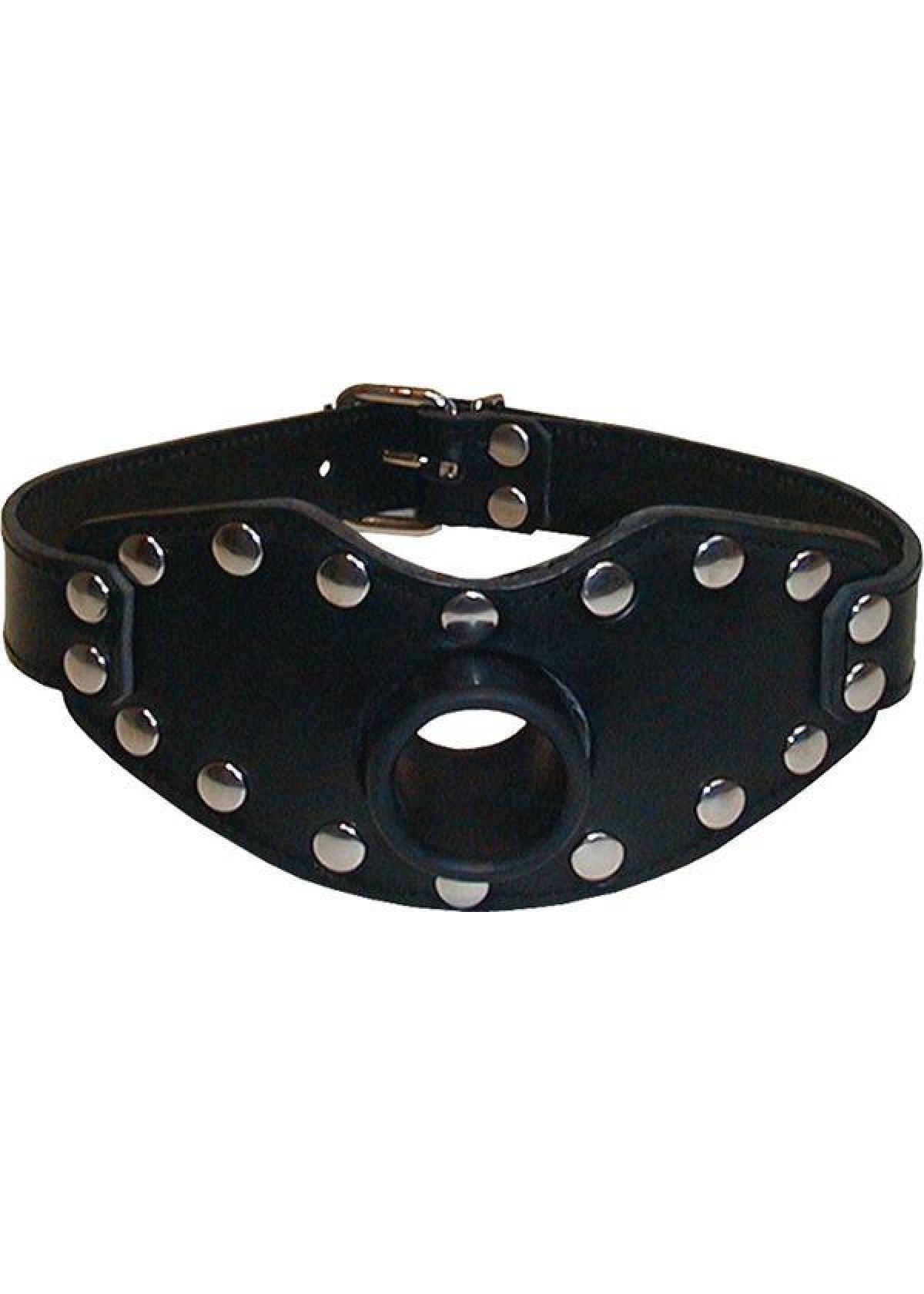 Mister B Leather Strap-On Piss Gag