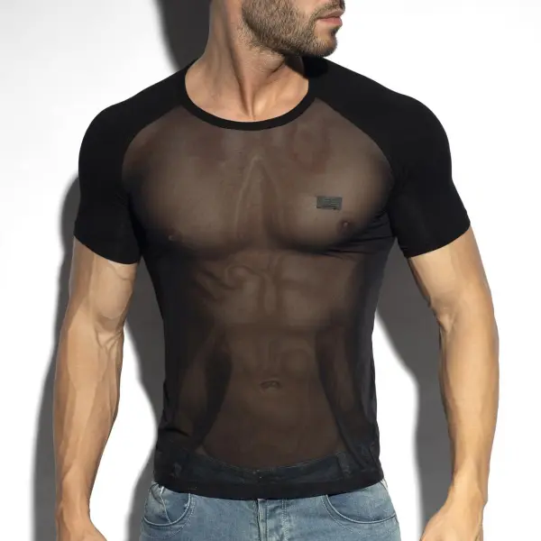 RANGLAN NET T-SHIRT
