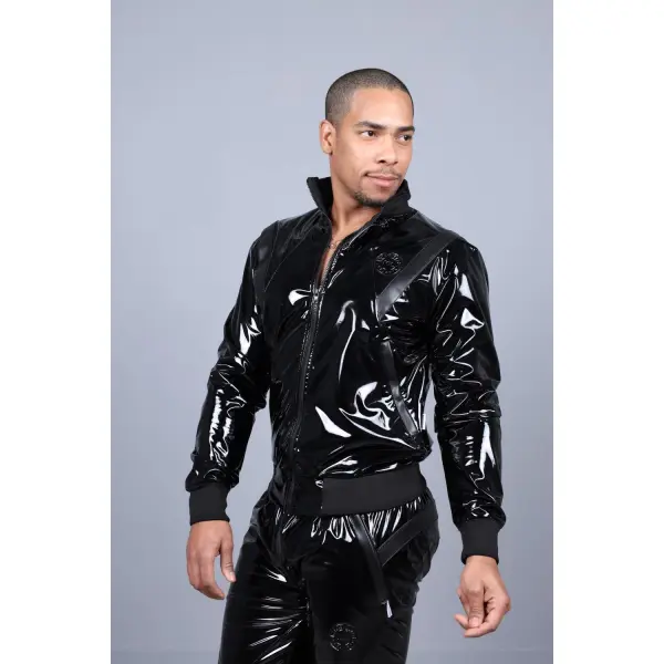 PVC 24 Tracksuit Jacket - Black - Bilde 3