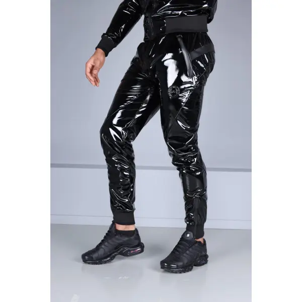 PVC 24 Tracksuit Pants - Black
