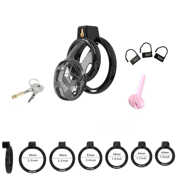 Gladiator Soft Chastity Cage - 3 størrelser - Bilde 7