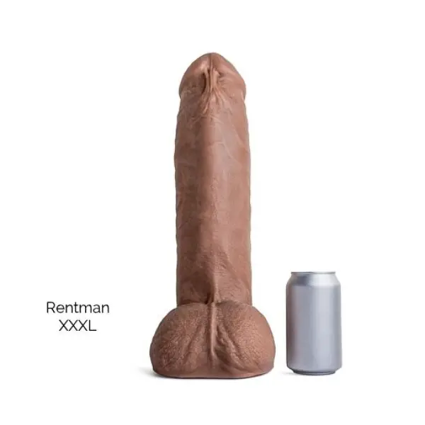 Hankey's Toys Rentman Dildo - Solbrun - XXX-Large - Bilde 3
