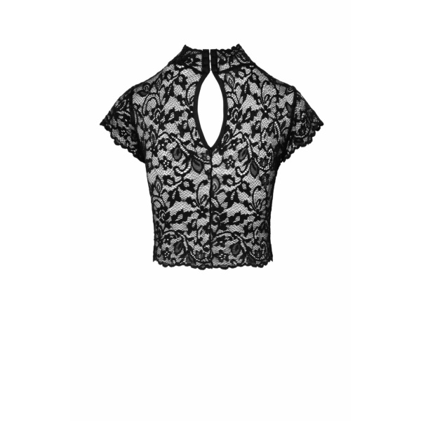 Essence lace top with high collar - Bilde 4