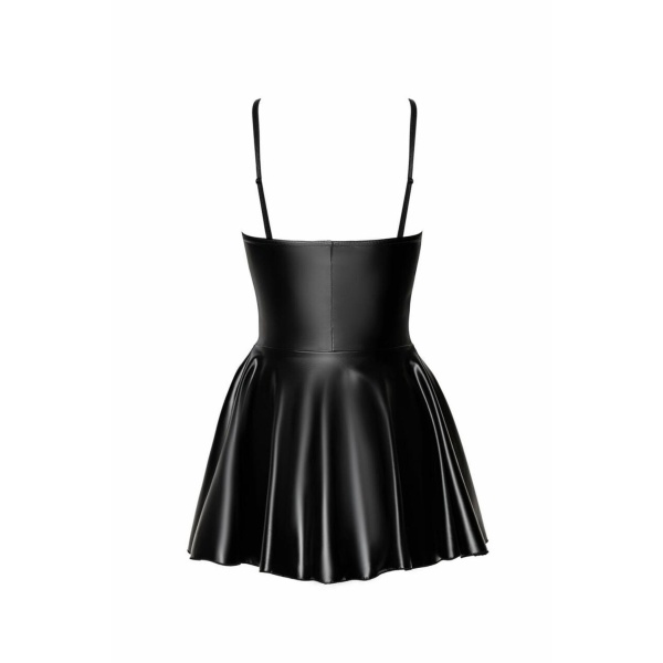 Dreamer wetlook corset mini dress with front zipper - Bilde 5