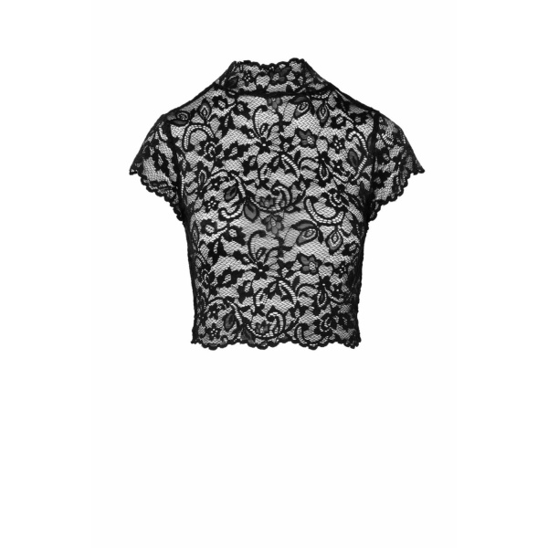 Essence lace top with high collar - Bilde 3