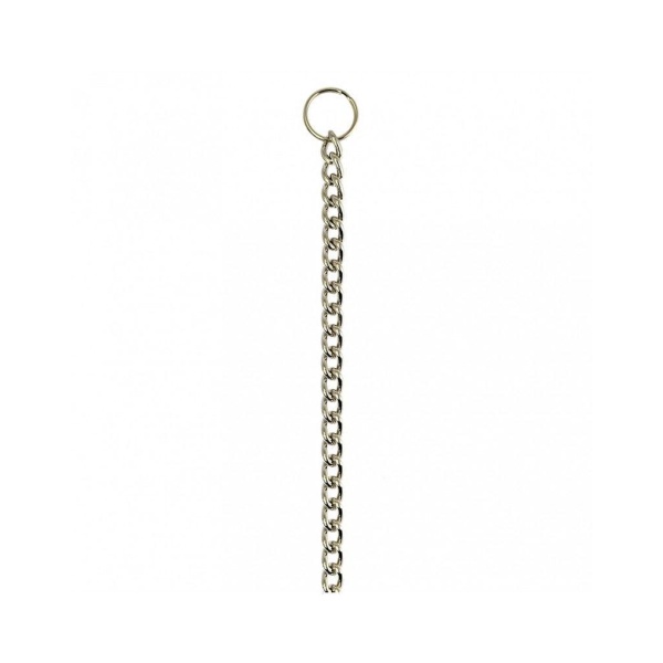Chain. twisted. with rings 50 cm. - Bilde 2