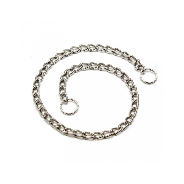 Chain. twisted. with rings 50 cm. - Bilde 3