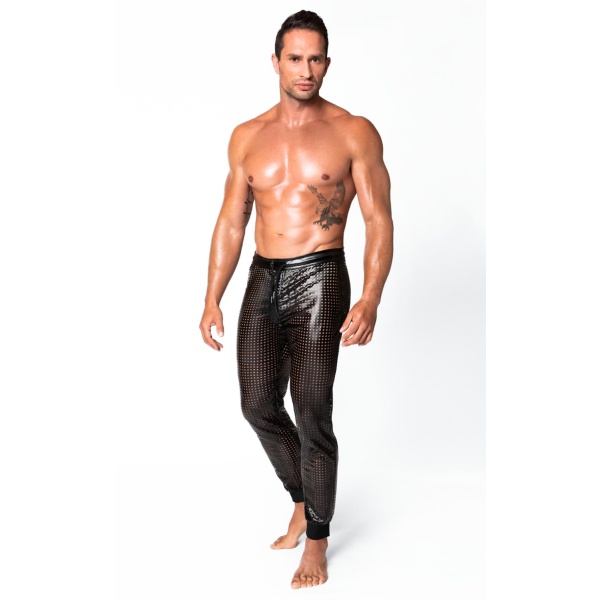 Mayhem powerwetlook lasercut treggings - Bilde 3