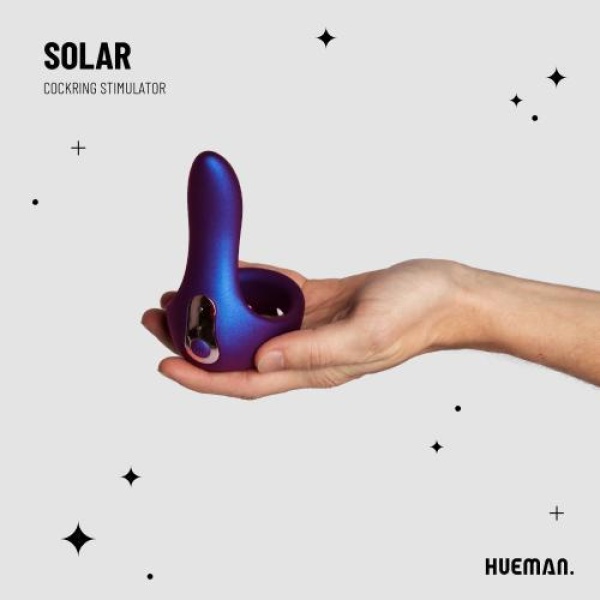 Hueman - Solar Vibrating Strap-on Cockring - Bilde 2