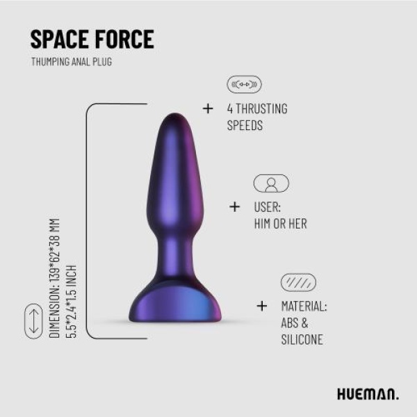 Hueman - Space Force Thrusting Butt Plug - Bilde 5