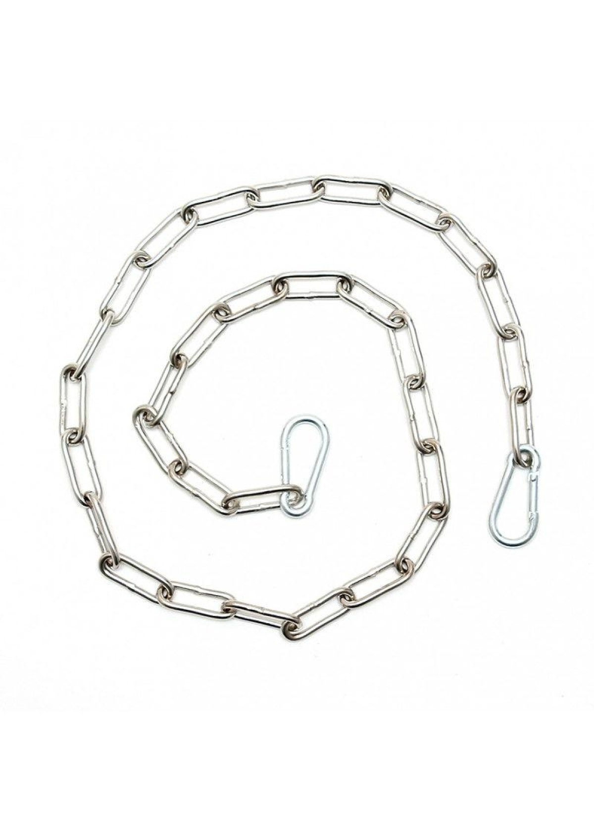 Chain. welded. with 2 carabine hooks 100 cm.
