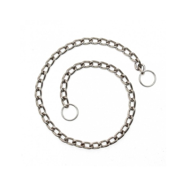 Chain. twisted. with rings 50 cm. - Bilde 4