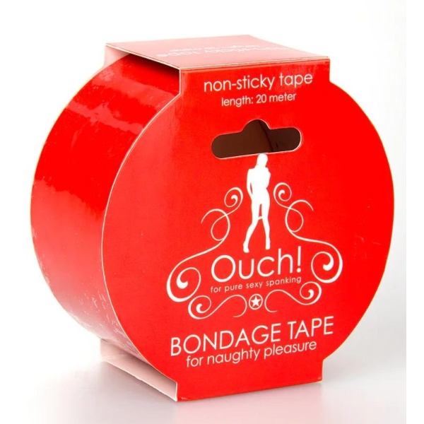 Bondage Tape Rød - Bilde 2