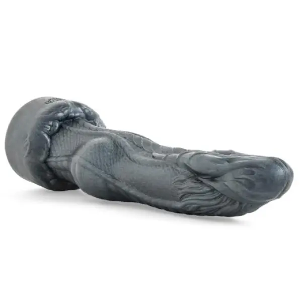 Hankey's Toys Knaughty Dragon - Metallgrå - X-Large